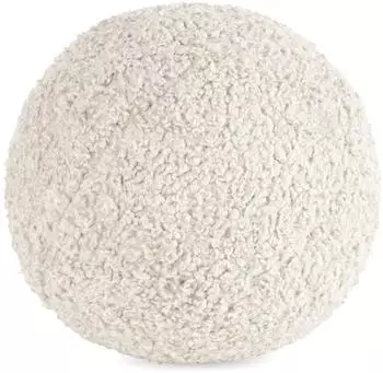 Eurofirany Wohndecke Bouclé Schaffell-Optik Creme 09, 24x24 cm