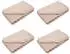 vidaXL Rutschfeste Kunstfell Decke Olite 4 pcs Beige 220 x 240 cm (42021791)