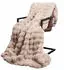 vidaXL Rutschfeste Kunstfell Decke Olite Beige 150 x 220 cm Polyester (42021786)