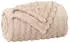 vidaXL Überwurfdecke Beige 150 x 130 cm Fleece (42016909)