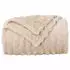 vidaXL Überwurfdecke Beige 150 x 130 cm Fleece (42016909)