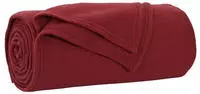 vidaXL &Uuml;berwurfdecke Bordeauxrot 200 x 150 cm Fleece