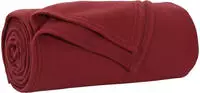 vidaXL &Uuml;berwurfdecke Bordeauxrot 270 x 240 cm Fleece