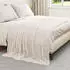 vidaXL Überwurfdecke Creme 200 x 150 cm Fleece (42016854)