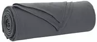 vidaXL &Uuml;berwurfdecke Dunkelgrau 210 x 140 cm Fleece