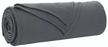 vidaXL &Uuml;berwurfdecke Dunkelgrau 210 x 140 cm Fleece (42017131)