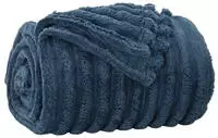 vidaXL &Uuml;berwurfdecke Marineblau 150 x 130 cm Fleece