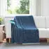 vidaXL Überwurfdecke Marineblau 150 x 200 cm Fleece (42016990)