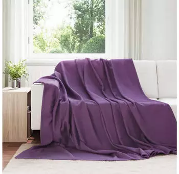 vidaXL Wohndecken 24 pcs Lila 270 x 240 cm Fleece (42017120)