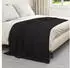 vidaXL Wohndecken 24 pcs Schwarz 200 x 150 cm Fleece (42017106)