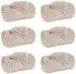 vidaXL Wohndecken 6 pcs Beige 240 x 270 cm Fleece (42016792)