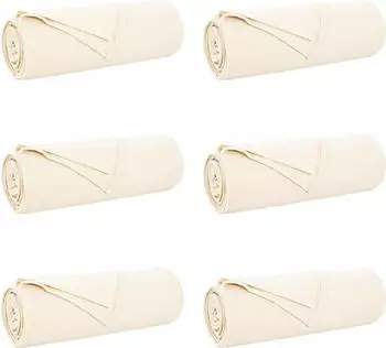 vidaXL Wohndecken 6 pcs Creme 280 x 210 cm Fleece (42017138)