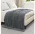 vidaXL Wohndecken 6 pcs Dunkelgrau 150 x 200 cm Fleece (42016798)