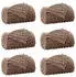 vidaXL Wohndecken 6 pcs Kamel 150 x 130 cm Fleece (42016945)