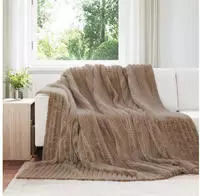 Wohndecken 6 Pcs Kamel 270 X 240 Cm Fleece Vidaxl