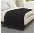 vidaXL Wohndecken 6 pcs Schwarz 200 x 150 cm Fleece (42016962)