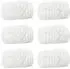 vidaXL Wohndecken 6 pcs Weiß 150 x 130 cm Fleece (42016965)