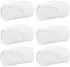 vidaXL Wohndecken 6 pcs Weiß 220 x 240 cm Fleece (42016815)