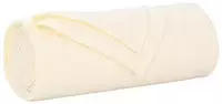 vidaXL &Uuml;berwurfdecke Creme 170 x 130 cm Fleece