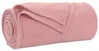 vidaXL &Uuml;berwurfdecke Rosa 240 x 220 cm Fleece