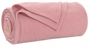 vidaXL &Uuml;berwurfdecke Rosa 240 x 220 cm Fleece (42017043)