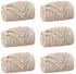 vidaXL Wohndecken 6 pcs Beige 150 x 130 cm Fleece (42016941)