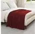vidaXL Wohndecken 6 pcs Bordeauxrot 130 x 150 cm Fleece (42016817)