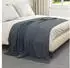 vidaXL Wohndecken 6 pcs Dunkelgrau 200 x 150 cm Fleece (42017054)
