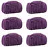 vidaXL Wohndecken 6 pcs Lila 240 x 220 cm Fleece (42016903)