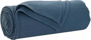 vidaXL &Uuml;berwurfdecke Marineblau 270 x 240 cm Fleece (42017024)