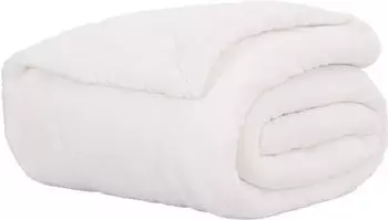 vidaXL &Uuml;berwurfdecke Wei&szlig; 240 x 270 cm Fleece (42017000)