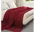 vidaXL Wohndecken 6 pcs Bordeauxrot 240 x 220 cm Fleece (42017071)