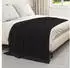 vidaXL Wohndecken 6 pcs Schwarz 150 x 200 cm Fleece (42016810)