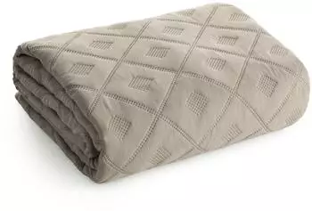 Eurofirany Tagesdecke ALARA Dunkelbeige 6, 170x210 cm