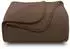 ZOLLNER Kuscheldecke braun 130x170cm, Polyester, waschbar bis 95°C