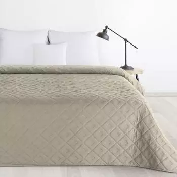 Eurofirany Tagesdecke ALARA Dunkelbeige 6, 220x240 cm