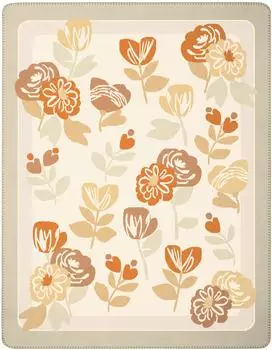 Biederlack Bloom Frame Wohndecke Zierstich 150x200cm (827586)