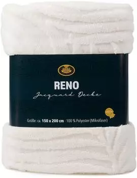 G&ouml;zze Reno Wohndecke Jacquard-Muster 150x200cm (400029-00-150200)