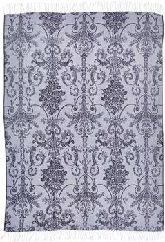 done Dougy Wohndecke mit Fransen, Baumwolle, anthrazit, 150x200cm (93864021-0)