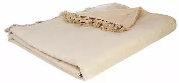 Atmosphera Anjali Tagesdecke Baumwolle beige 230x250cm