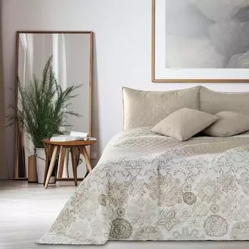DecoKing Alhambra Tagesdecke Wendedesign, abstraktes Muster (chon/alhambra3)