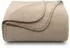 ZOLLNER Kuscheldecke sand 130x170cm, Polyester, waschbar bis 95°C