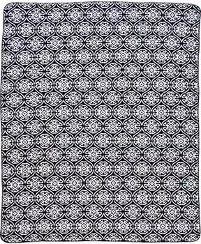 done Florenz Wohndecke schwarz-wei&szlig;, Baumwolle, 150x200cm (BL03-150-0034)