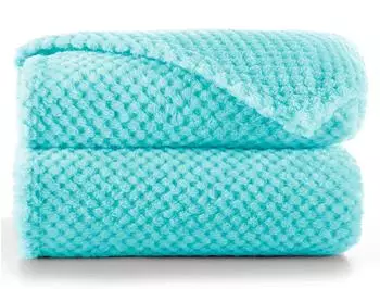 DecoKing Henry Kuscheldecke Fleece türkis 170x210cm (32022)