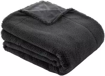 Bugatti Wohndecke Felloptik anthrazit, 150x200cm (89540740-0)