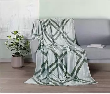 G&ouml;zze Benno Wohndecke Mikrofaser, salbei, 150x200cm (400030-88-150200)