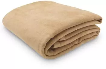 ZOLLNER Kuscheldecke 150x200cm, sand, Mischgewebe (6700-4526-150200-247)