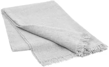 Blomus Merino Plaid 85% Wolle, 15% Kaschmir, 130x200cm, hellgrau (66521)