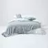 Homescapes Nirvana Slub Wohndecke, grau, 150x200cm