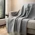 Bugatti Wolldecke Merinowolle & Cashmere, hellgrau, 150x200cm